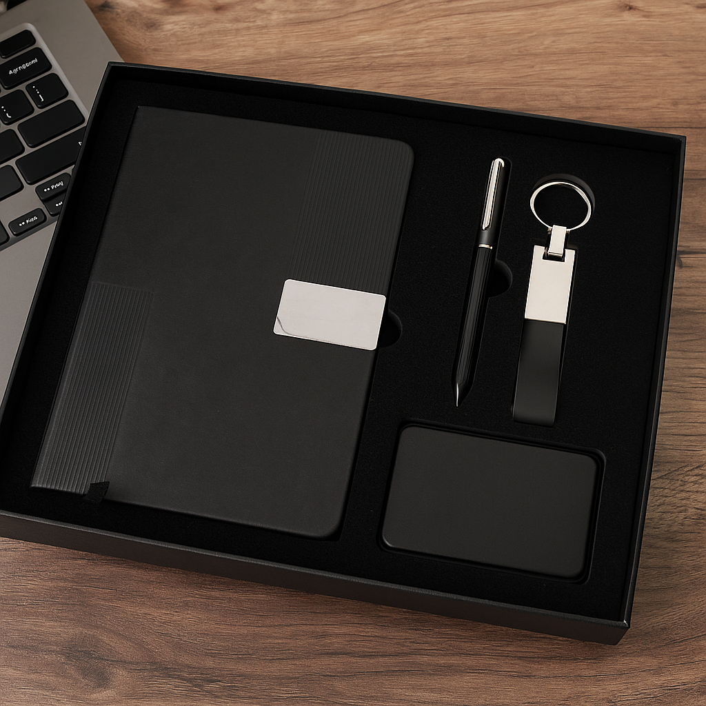 ASTORIA - Notebook, Card Holder, Keychain Gift Set